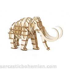 Kikkerland Mammoth 3D Wooden Puzzle 1 EA B07BH5SFSD